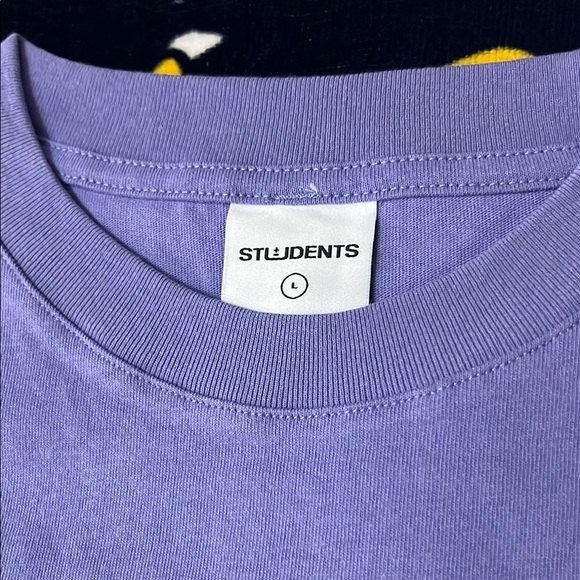 Students Golf Purple Short Sleeve Tee - Picture 5 of 7